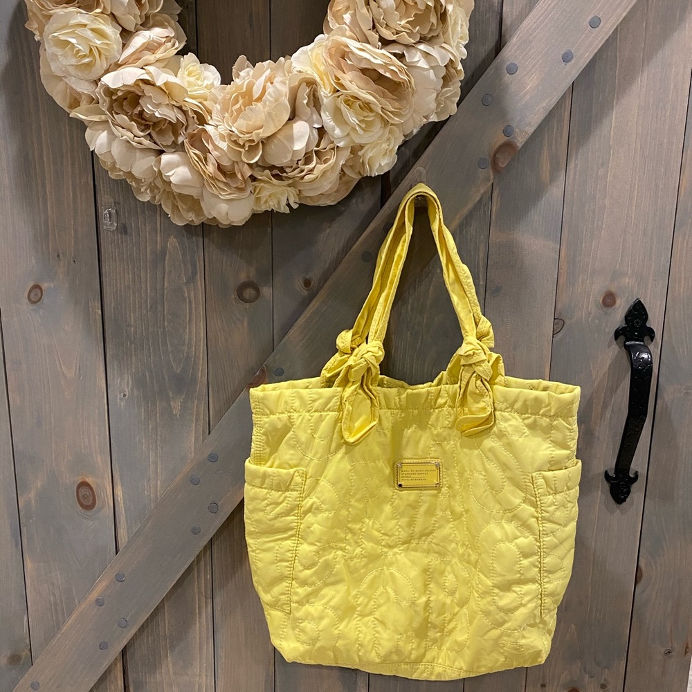Marc by Marc Jacobs yellow tote bag